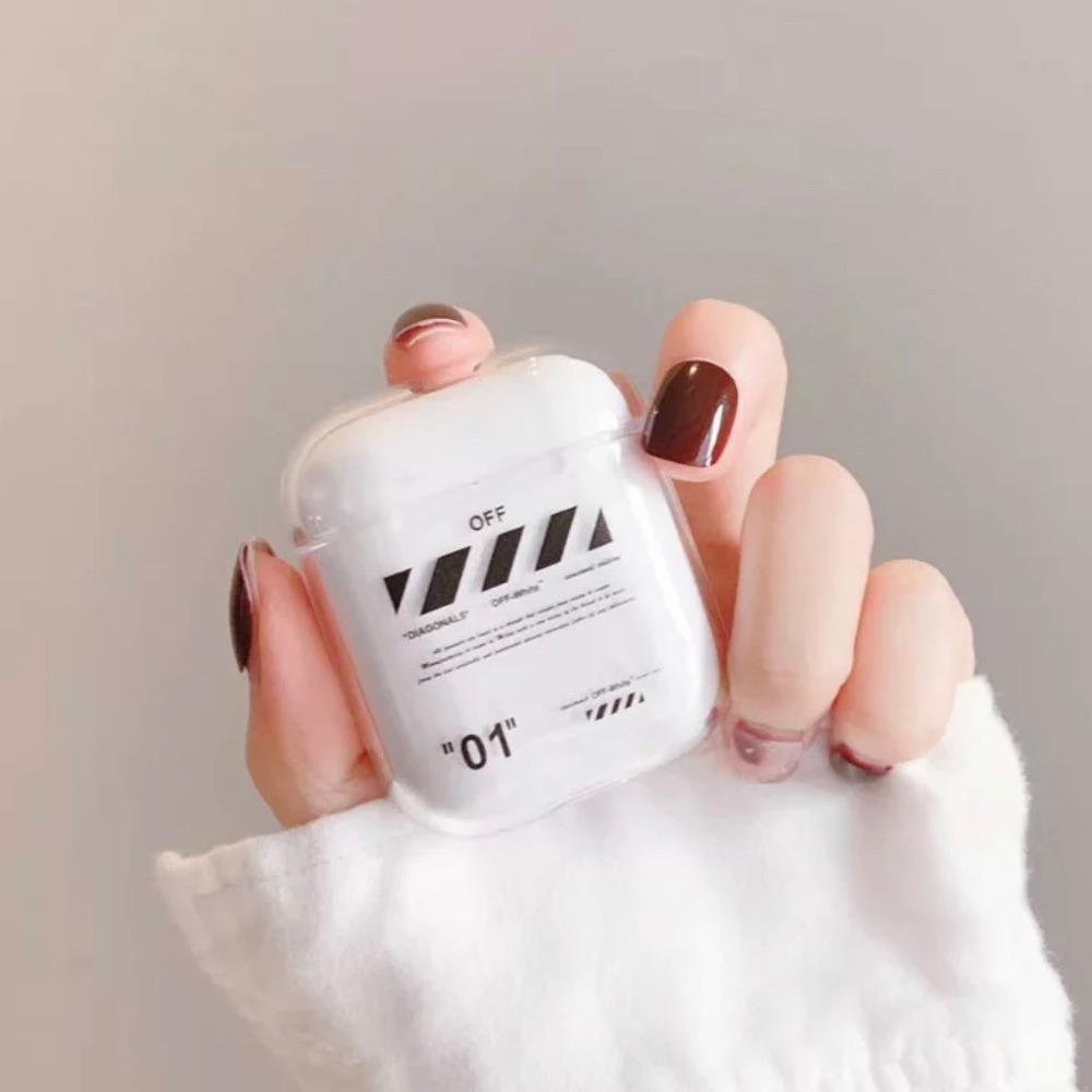 Apple AirPods | OFF-White Protective Hard Case